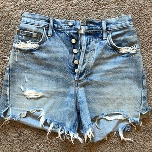 AGOLDE denim shorts